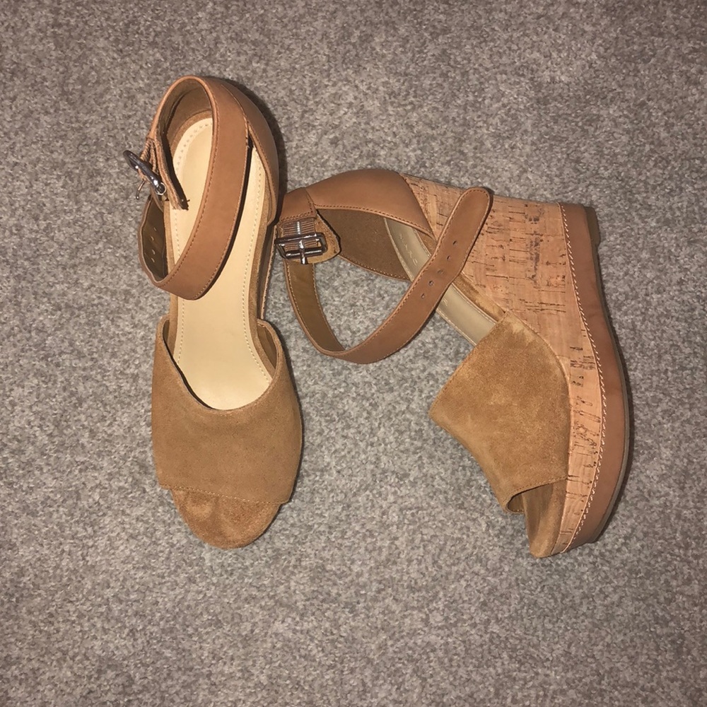 Marc Fisher Cork Wedges
